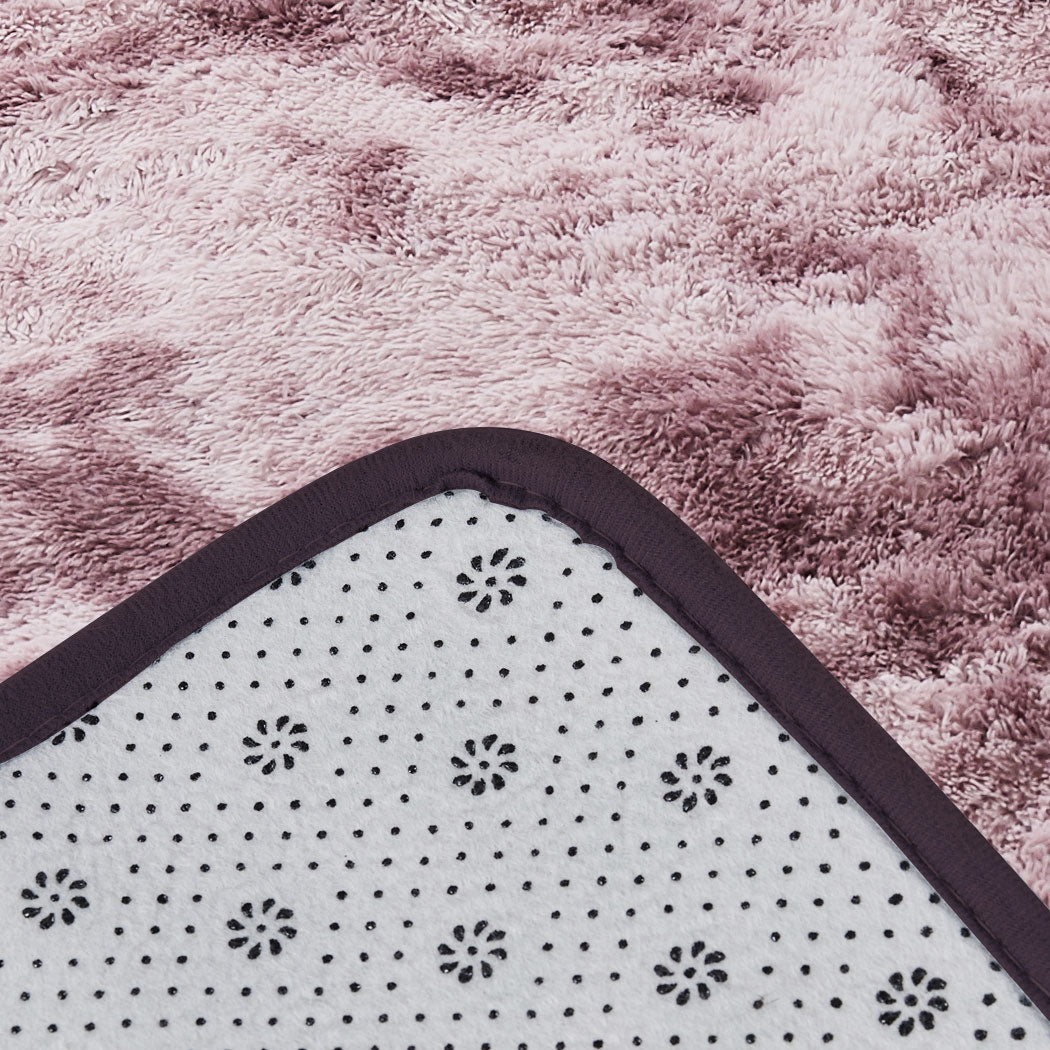Floor Shaggy Rugs Soft Large Carpet Area Tie-dyed Noon TO Dust 200x230cm