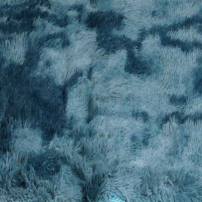 Floor Rug Shaggy Rugs Soft Large Carpet Area Tie-dyed 200x300cm Blue