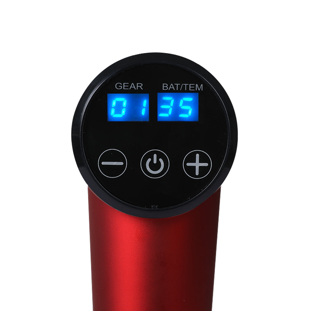 Massager Gun 8 Head Red