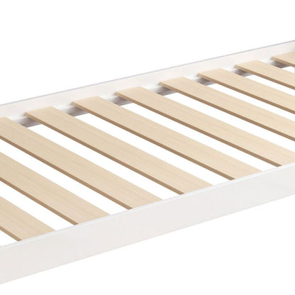 Bed Frame Wooden Single Timber House Mattress Base Storage Drawers