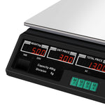 Commercial Digital Kitchen Scales LCD Shop 40KG Food Weight Electronic Scale