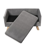 Pet Sofa Bed Dog Warm Soft Lounge Couch Soft Removable Cushion Chair Large