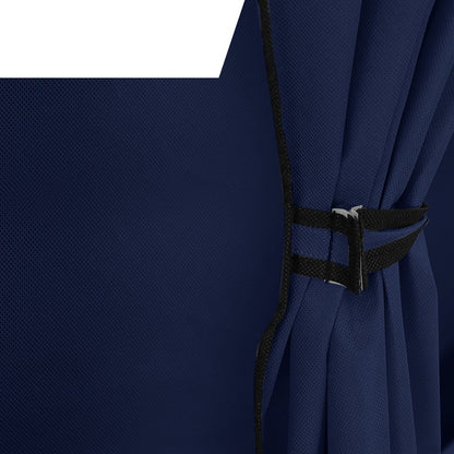 Portable cloth Storage Wardrobes Navy Blue 
