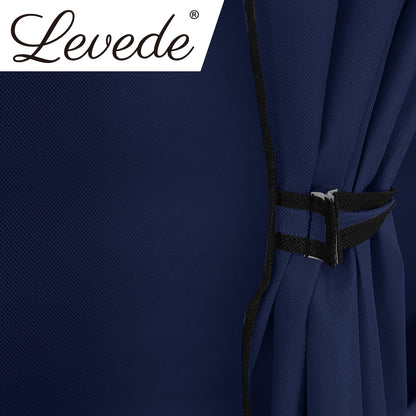 4 Drawer Portable Wardrobe Navy Blue 
