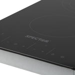 SPECTOR Electric Ceramic Cooktop Induction Hot Plate 2 Hobs Kitchen Cooker 30CM