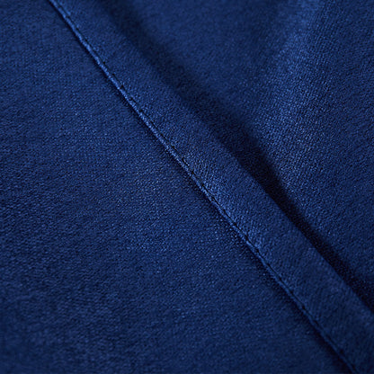 2X Blockout Curtains 240cm x 230cm- Navy 

