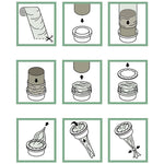100m Nappy Bin Refill Kit Compatible With Tommee Tippee Sangenic Liner Film