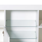 Buffet Sideboard Storage Modern High Gloss Cabinet Cupboard White