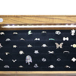 Full Length-Dressing Mirror Jewellery Cabinet LED Makeup Storage Box