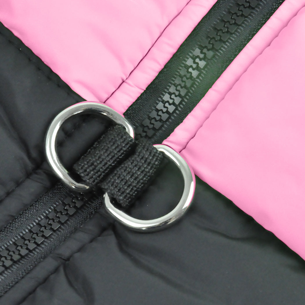 PaWz PaWz Dog Winter Jacket Padded Pet Clothes Windbreaker Vest Coat L Pink