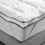 Bedding Luxury Pillowtop Mattress Topper Mat Pad Protector Cover Single