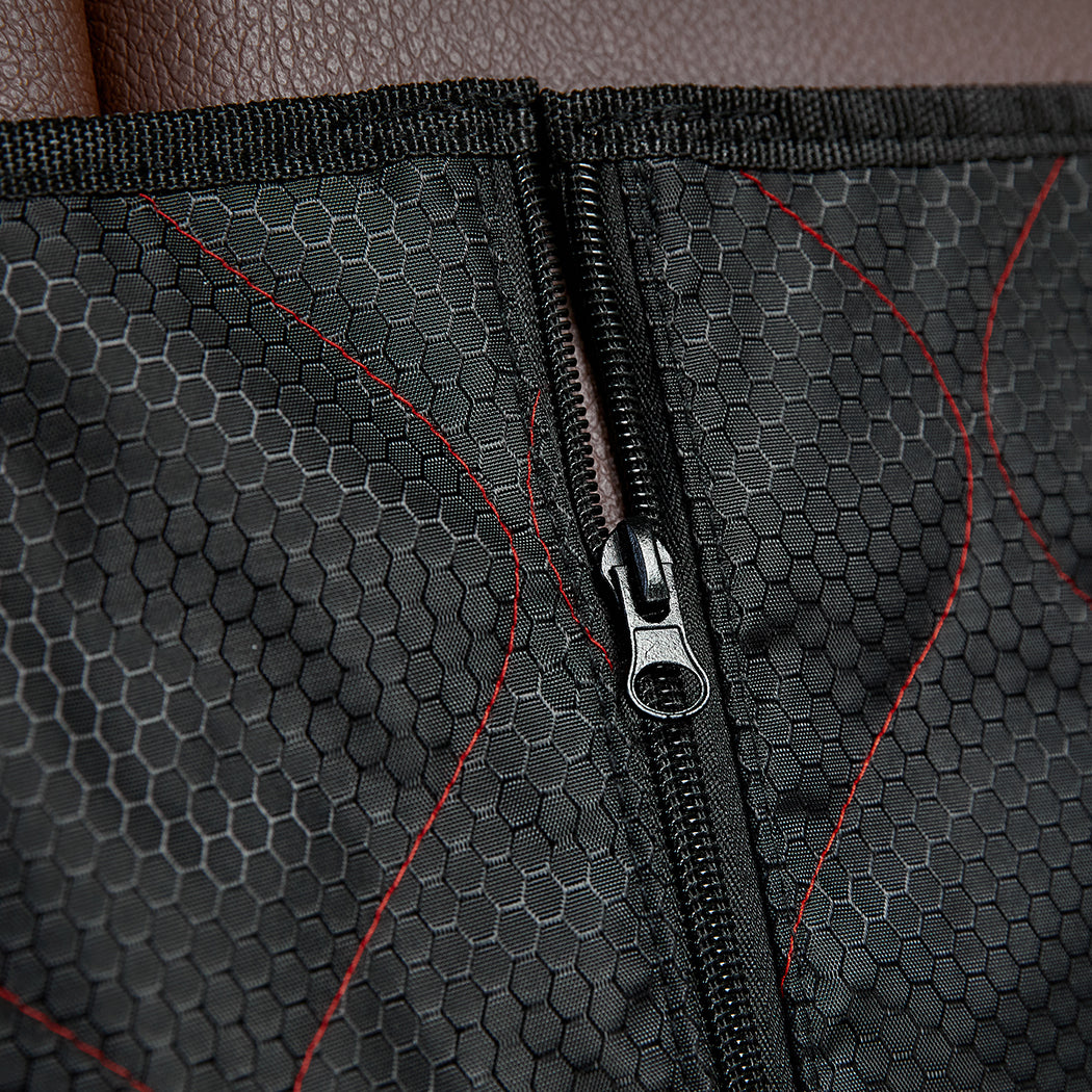 Waterproof Back Zipper Pet Seat Cover Black