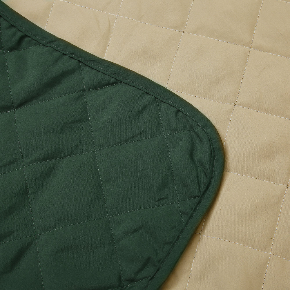 Sofa Cover Couch Lounge Protector Quilted Slipcovers Waterproof Coffee and Khaki 165cm x 190cm