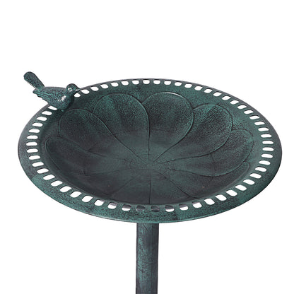 Premium quality 2PC  Bird Bath Feeder Food Station -Green