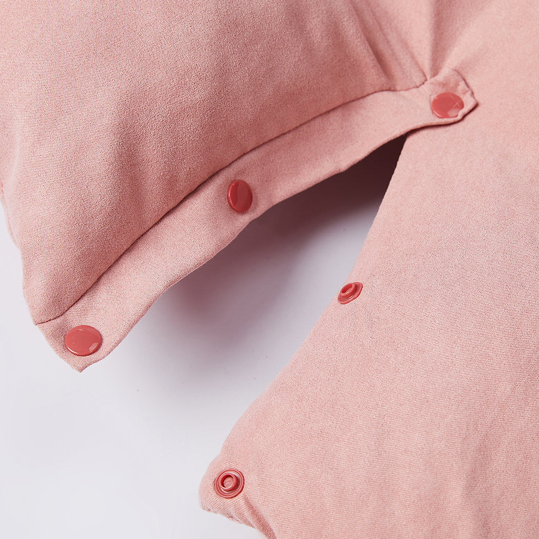 Pet Bed 2 Way Use Dog Cat Soft Warm Calming Mat Pink M 
