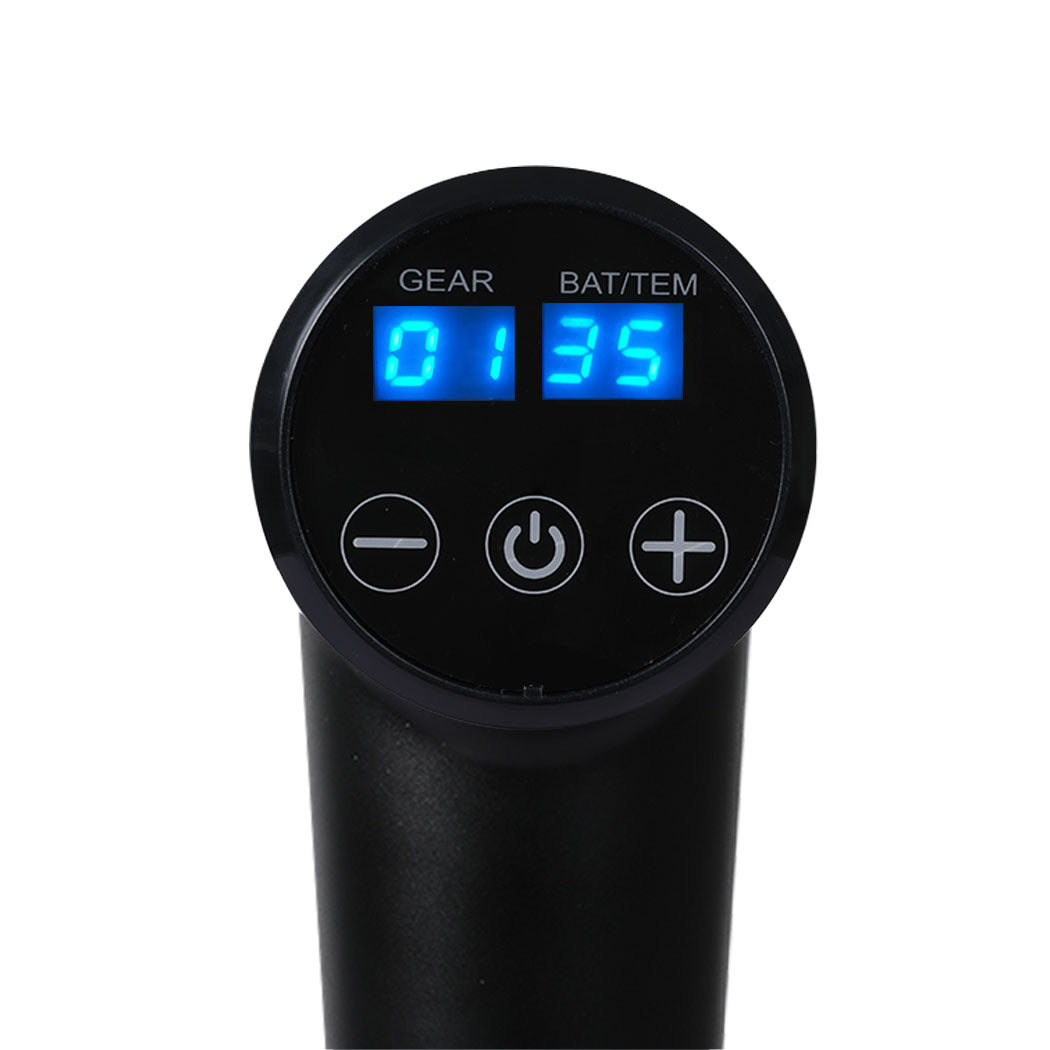Massager Gun 8 Head Black