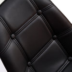 4x High quality iconic set of PU leather Dining Chairs- Black