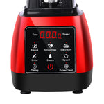 2L Commercial Blender Mixer Food Processor - Red