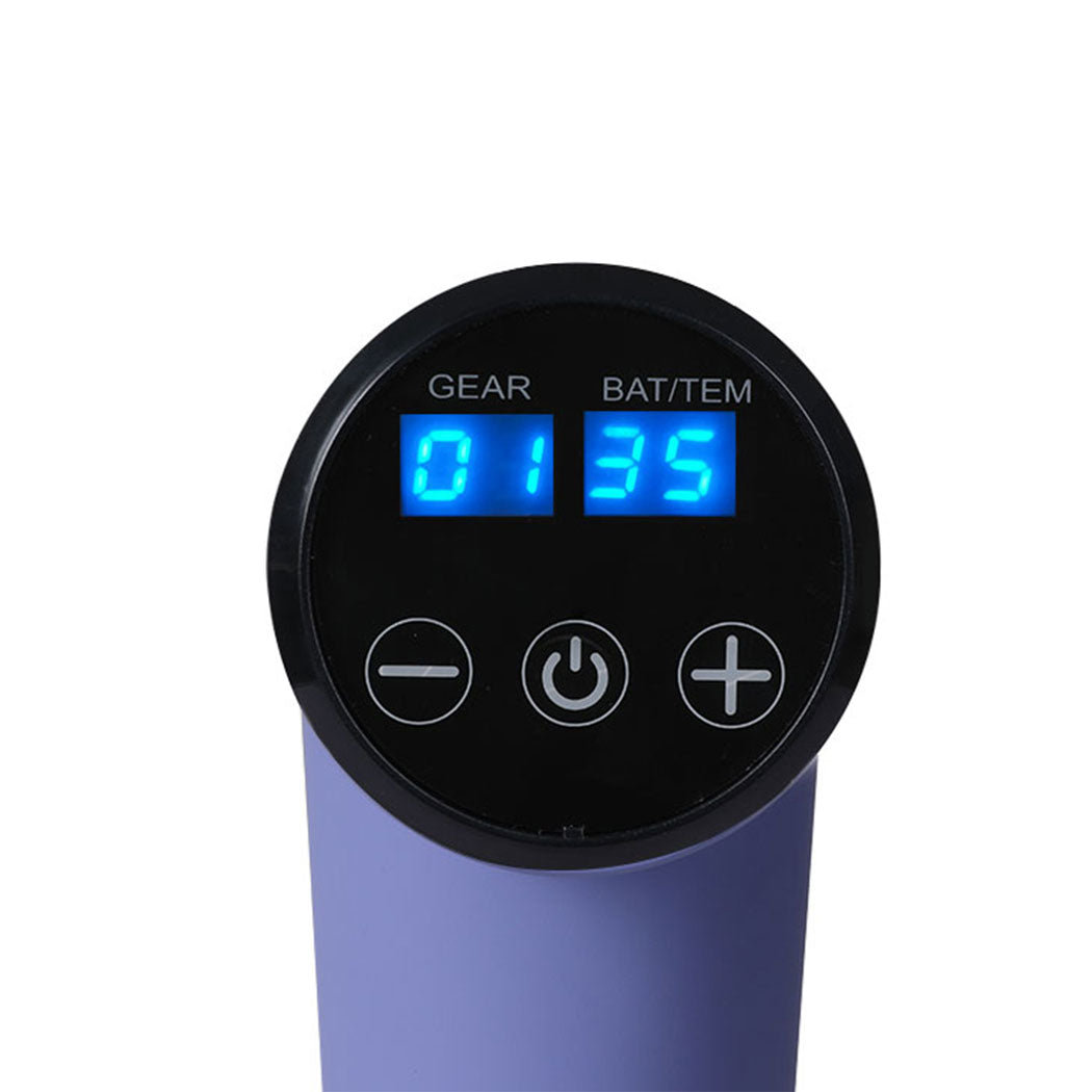 Massager Gun 8 Head Purple