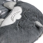 Sleeping Bag Child Pillow Kids Bags Happy Napper Gift Shark M/L Grey