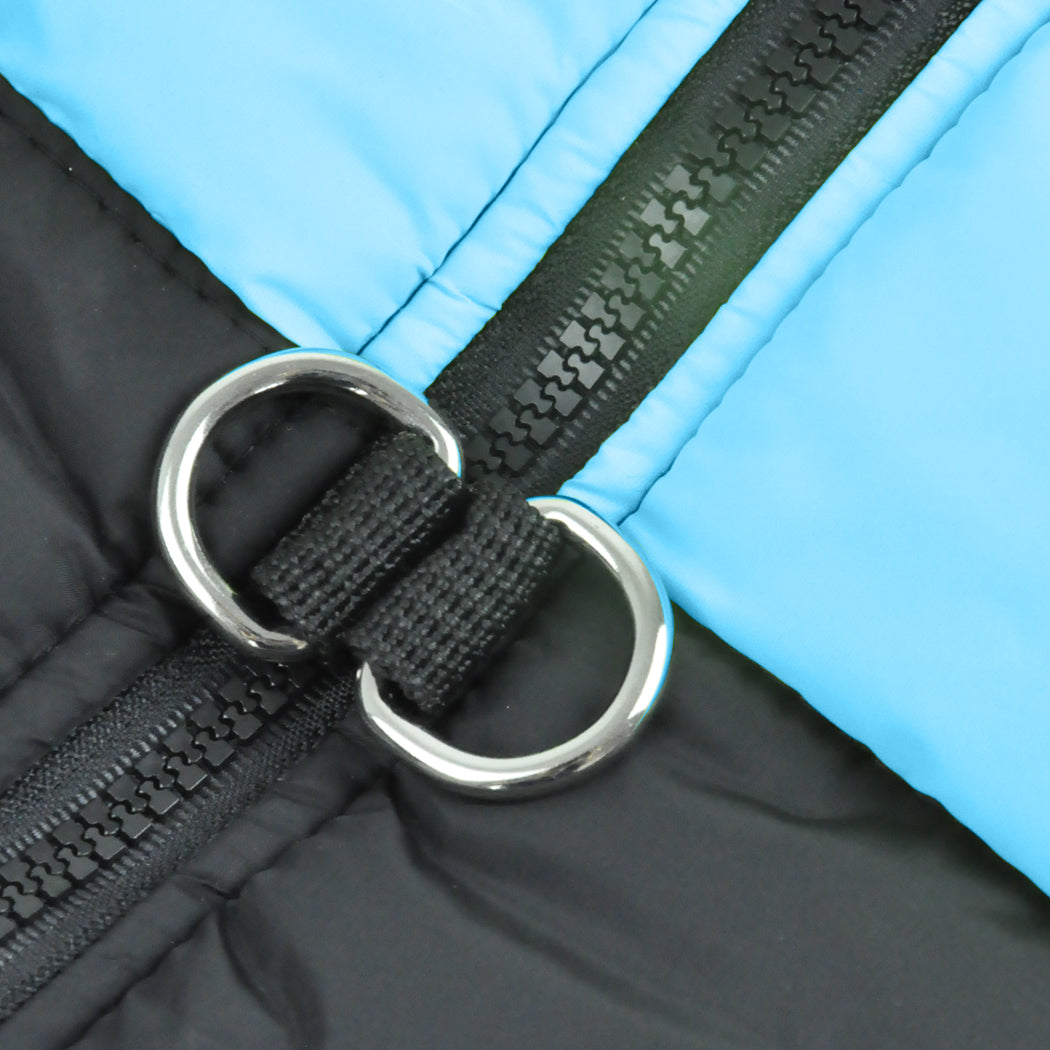 Dog Winter Jacket Padded Waterproof Pet Clothes Windbreaker Coat XL Blue
