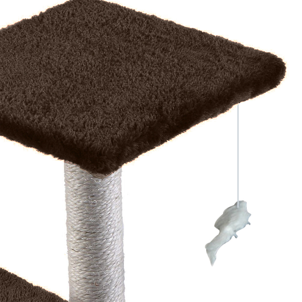 Environmental Friendly 0.6M Cat Scratching Post Tree-Dark Brown