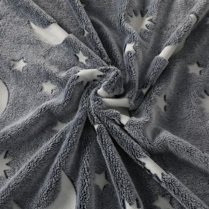Blanket Soft Warm Large Sofa Flannel Glow in the Dark L/M