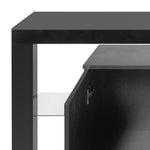 Buffet Sideboard Cabinet Storage Modern High Gloss Cupboard Drawers Black 192cm