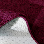 Designer Soft Shag Shaggy Floor Confetti Rug Carpet Home Decor 80x120cm Burgundy