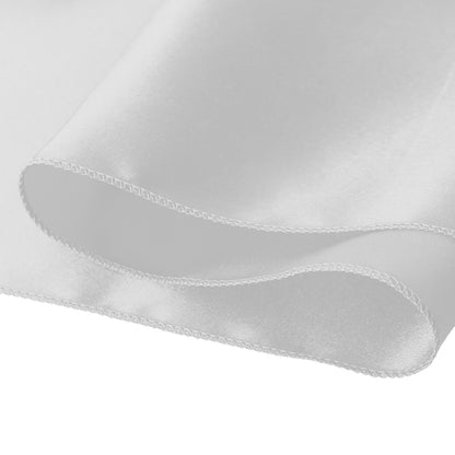 20x Satin Chair Sashes Table Runner Silver