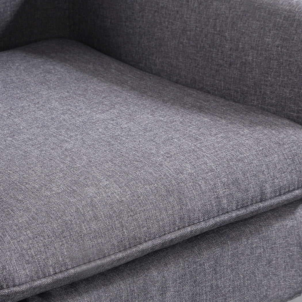 Luxury Upholstered Armchair Dining Chair Single