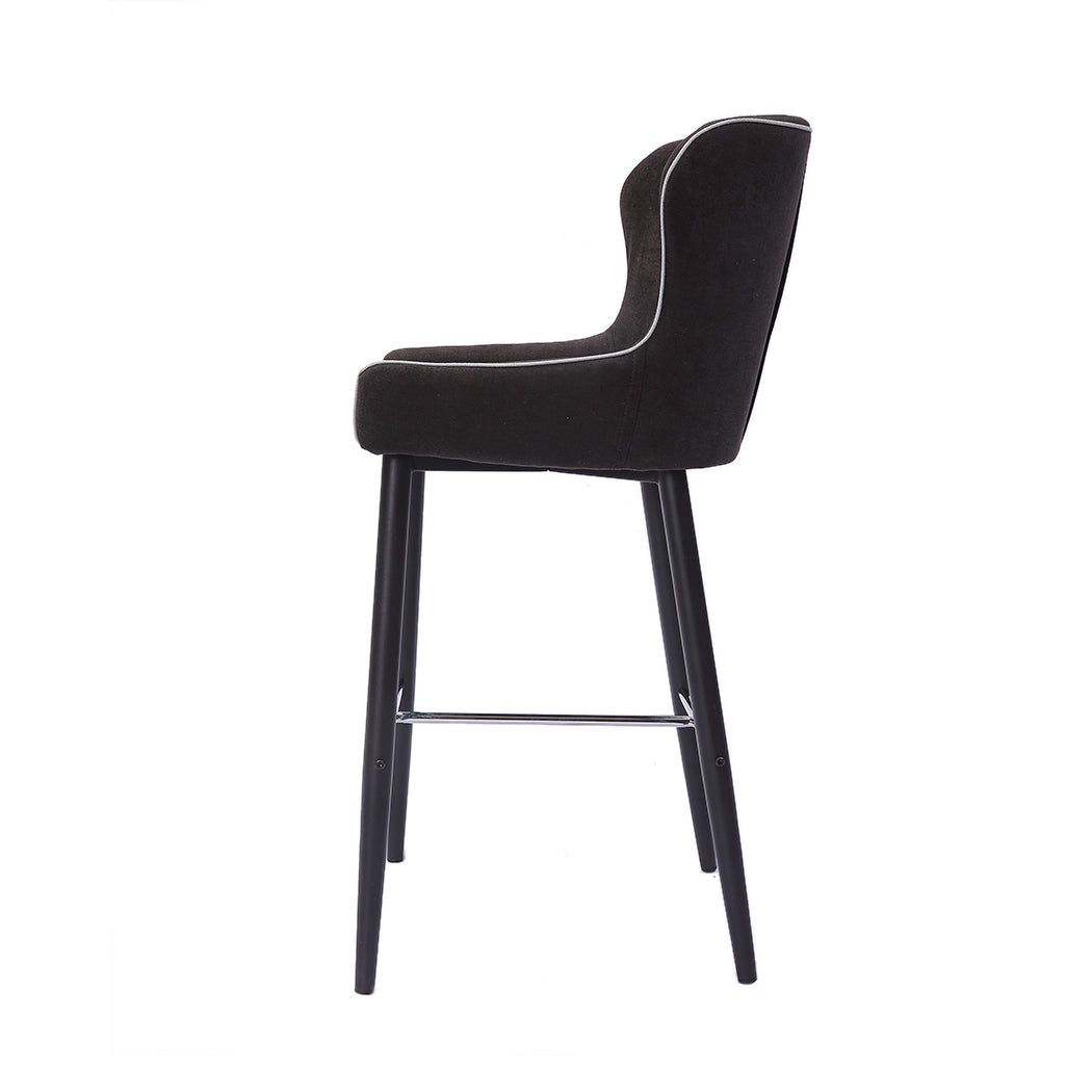 2x Metal Industrial Barstools