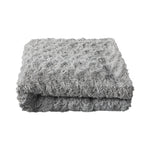 Dog Blanket Pet Cat Warm Soft Plush Mat Washable Reusable Calming Bed Grey