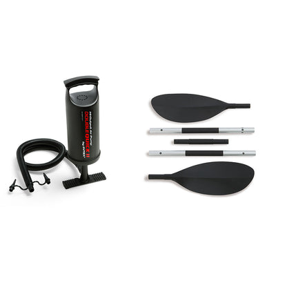 Kayak Boat Inflatable K2 Sports Challenger 2 Seat Floating Oars River Lake