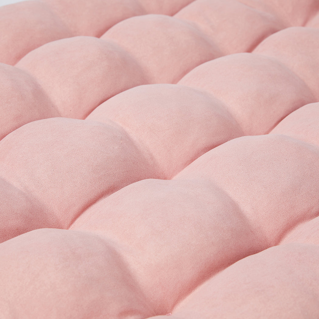 Pet Bed 2 Way Use Dog Cat Soft Warm Calming Mat Pink S