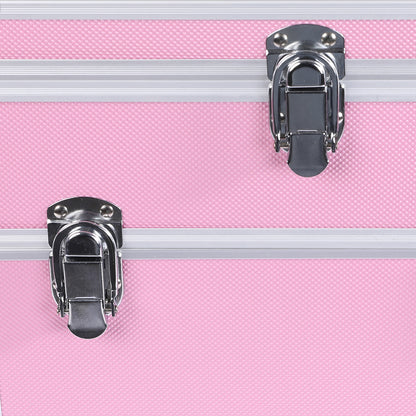 Portable Makeup Case Cosmetic Organiser box pink