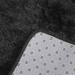 Floor Rug Shaggy Rugs Soft Large Carpet Area Tie-dyed 160x230cm Black