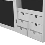 Jewellery Cabinet Full Length Mirror Mirrored Organizer Box Stand White