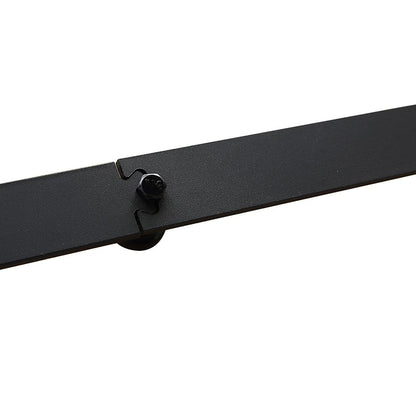 Sliding Barn Wood Door Hardware Kit Carbon Steel Single