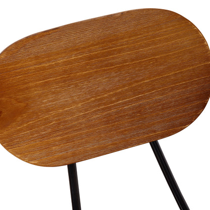 Industrial Bar Stools Kitchen Stool Wooden Barstools Swivel Vintage Chair