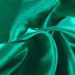 Ultra Soft Silky Satin Bed Sheet Set in Queen Size in Teal Colour