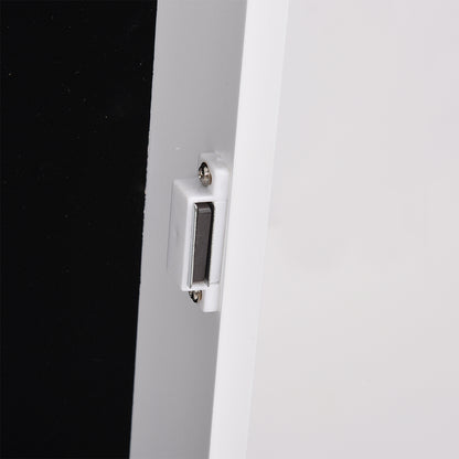 Stylish wall mount makeup and jewellery cabinet with mirror
