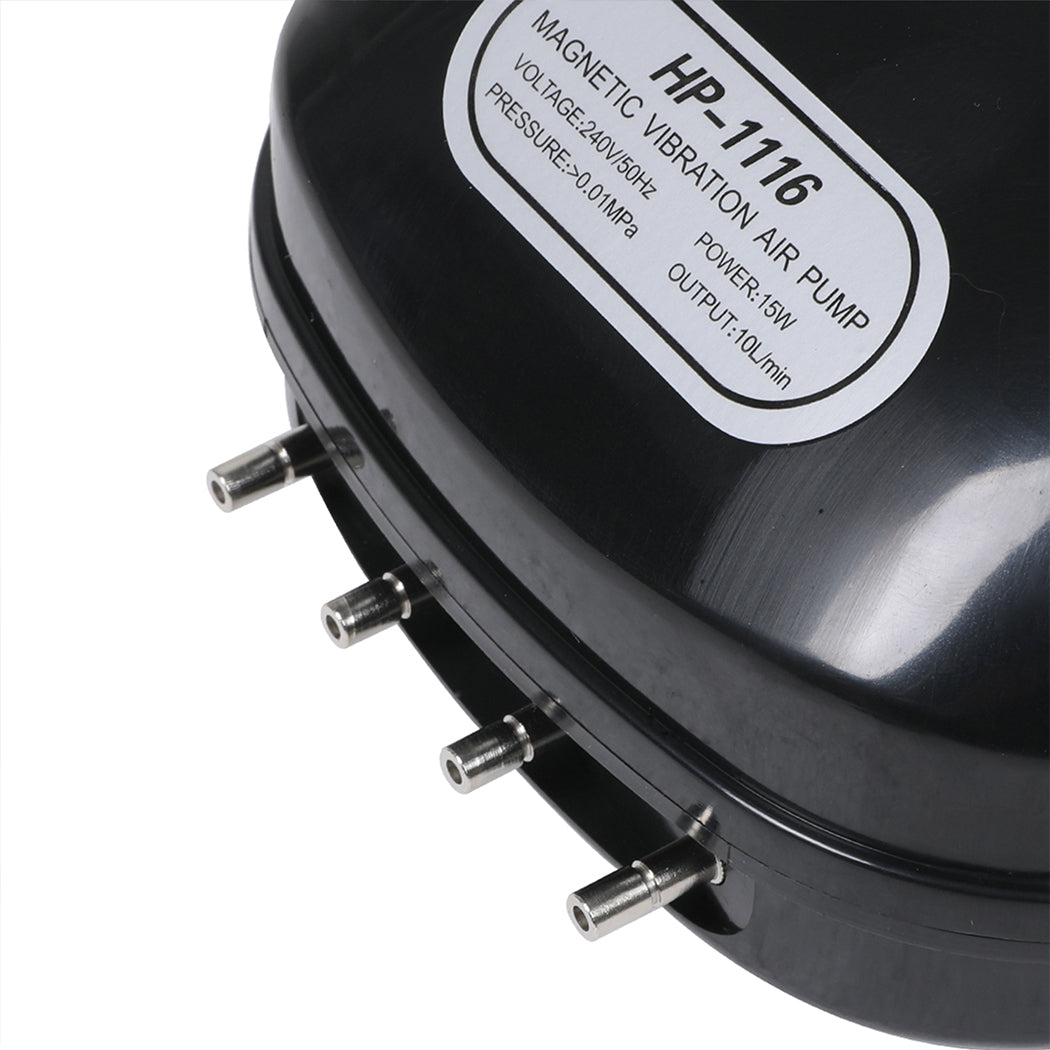 Aquarium Air Pump 4 Outlet Oxygen Aqua Fountain tank