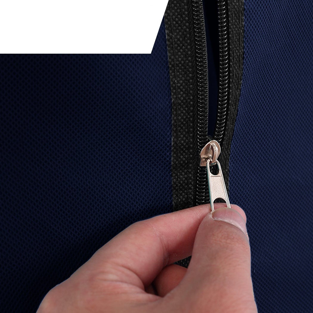 Portable cloth Storage Wardrobes Navy Blue 

