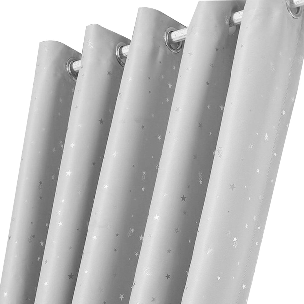 Blackout Curtains 3 Layers Eyelet Pure Fabric