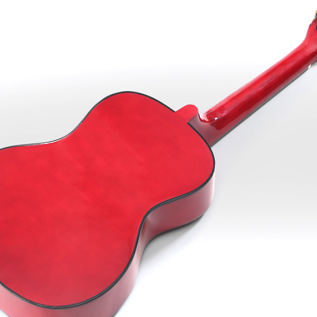 Solid Eco-Rosewood 34 Inch Wooden Folk Acoustic Guitar
