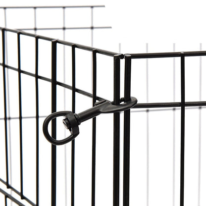 unique hex shaped 8 Panel Fence Black Playpen 30"