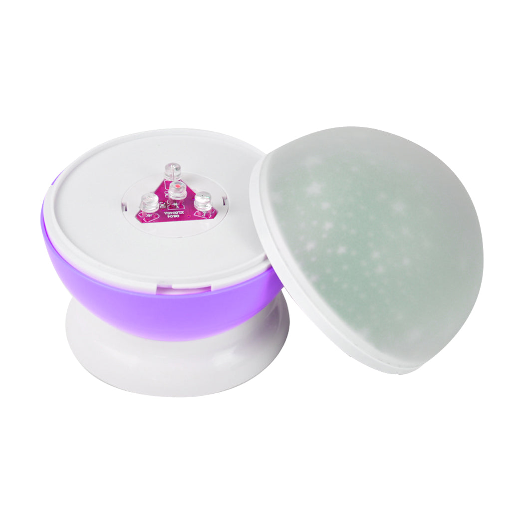 Star Moon Sky Starry Night Projector Light Lamp Purple