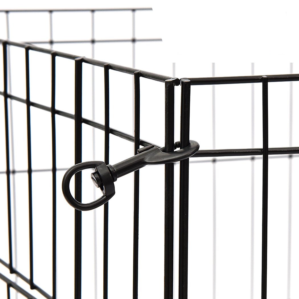 unique hex shaped 8 Panel Fence Black Playpen 36"