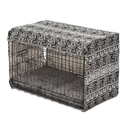 Metal Dog Kennel Black 30"
